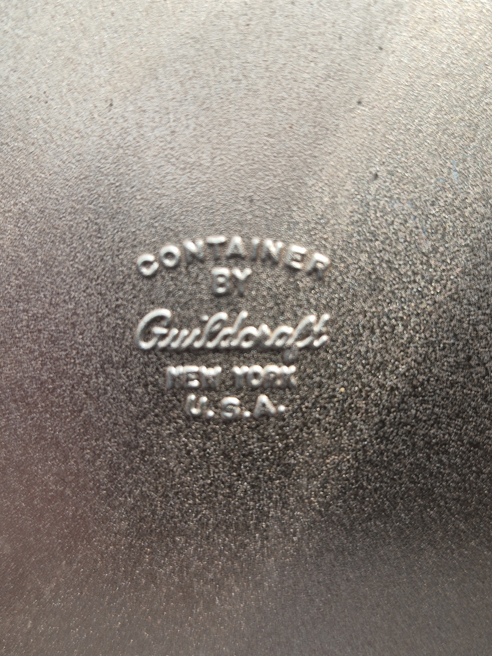 Vintage Zodiac Copper and Black Tin Container - Picture 9 of 10